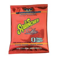Sqwincher Corporation 016803-FP Sqwincher 1.76 Ounce Instant Powder Pack Fruit Punch Lite Electrolyte Drink - Yields 2 1/2 Gallo